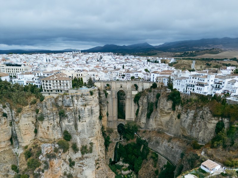 Brug in Ronda, Spanje