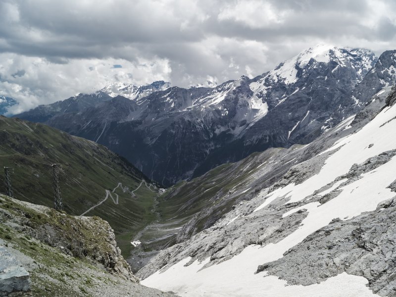 Stelviopas in Italië.