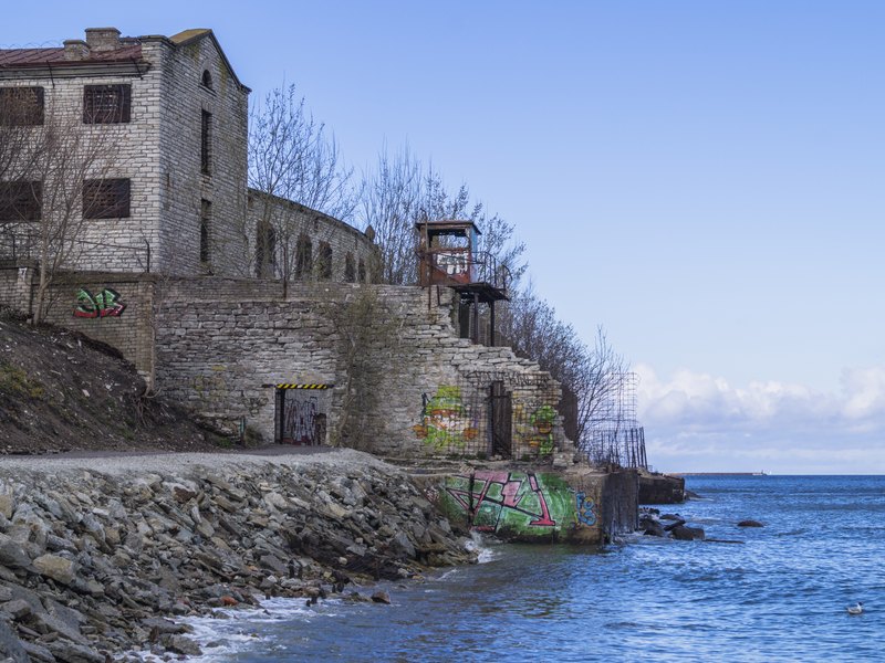 Patarei gevangenis in Tallinn, Estland.