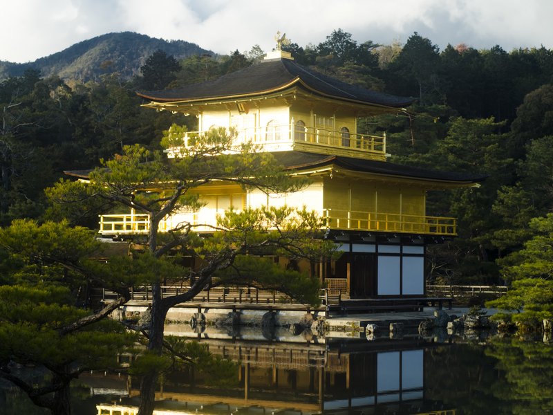 Gouden tempel in Kioto, Japan.